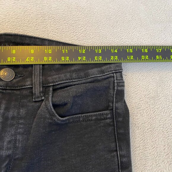 American Eagle Woman's Jegging Jeans Size 6 Regular Next Level Stretch Black - Picture 6 of 16